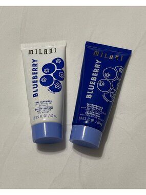NEW! Milani Blueberry Gel Cleanser & Replenishing Moisturizer